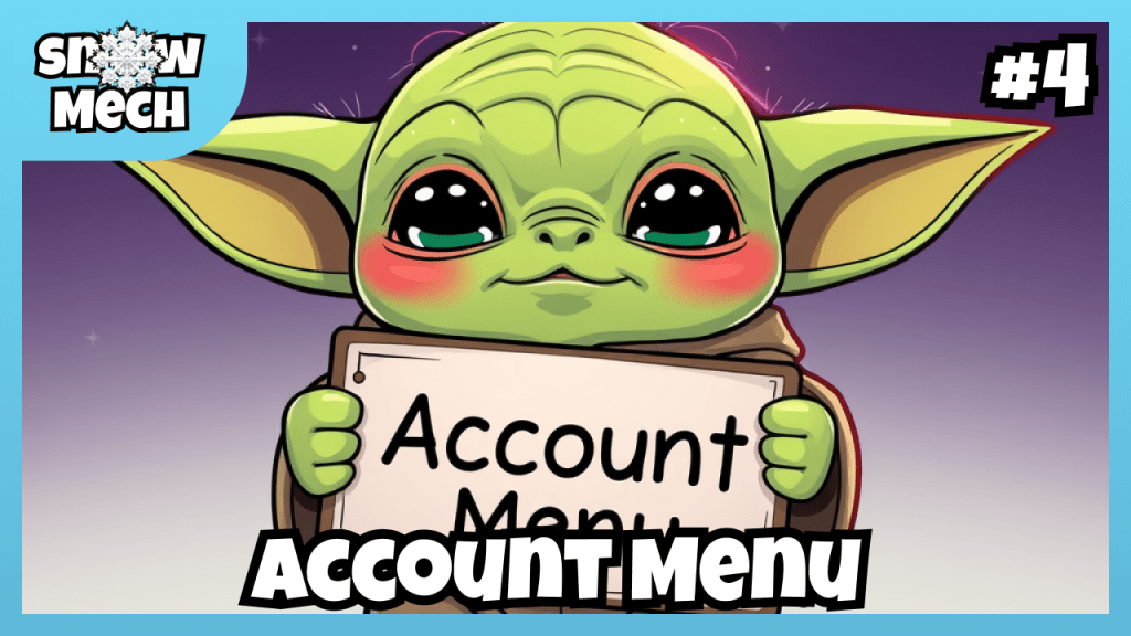 Account Menu